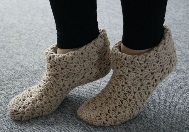 crochet slippers for pregnant women